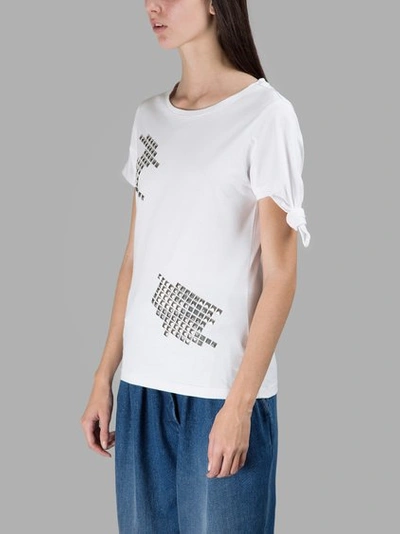 Shop Jw Anderson White Studded T-shirt