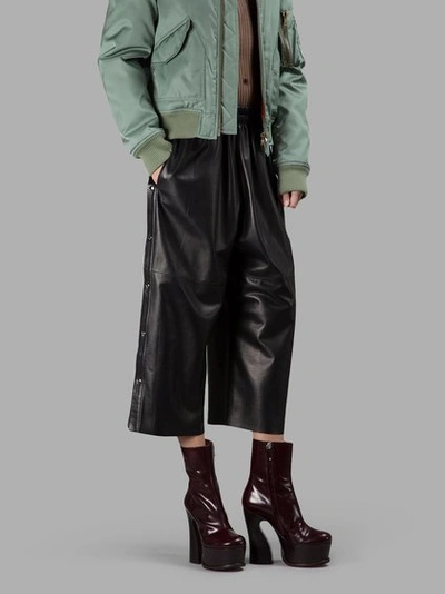 Maison Margiela Black Cropped Trousers