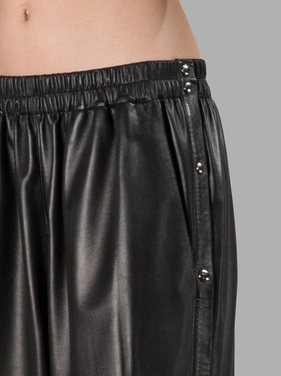 Shop Maison Margiela Black Cropped Trousers