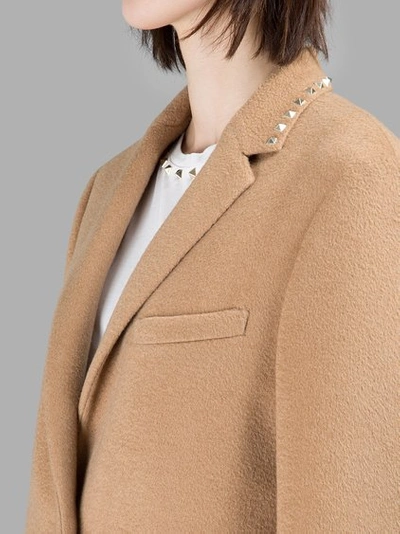 Shop Valentino Women's Brown Coat