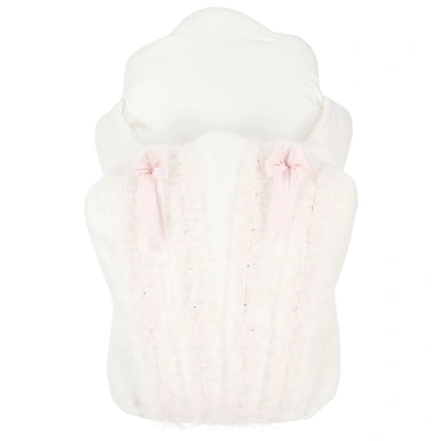 Shop Sofija White & Pink Baby Nest (70cm)