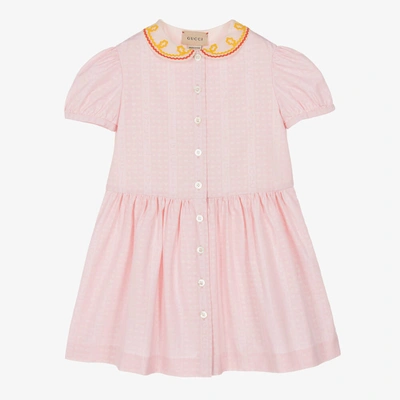 Shop Gucci Ly Dress In Pink