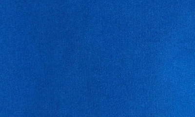 Shop Saint Laurent Colorblock Cotton Hoodie In Bleu