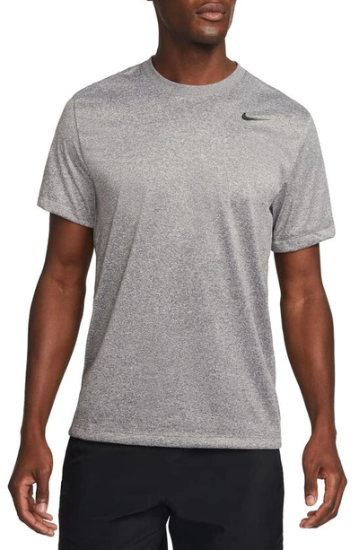 Shop Nike Dri-fit Legend T-shirt In Midnight Fog/ Pure/ Htr/ Black