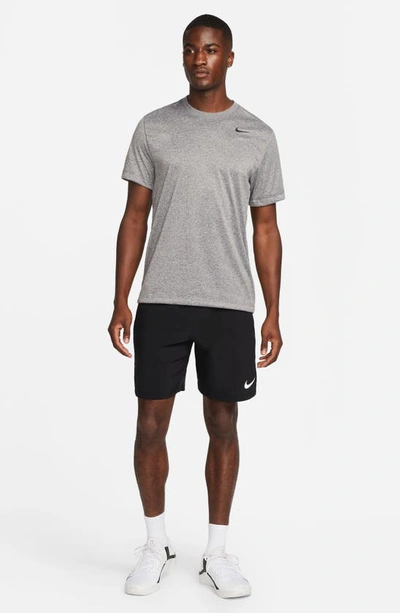Shop Nike Dri-fit Legend T-shirt In Midnight Fog/ Pure/ Htr/ Black