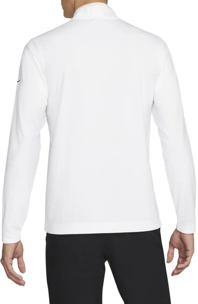Shop Nike Dri-fit Victory Half Zip Golf Pullover In White/ Photon Dust/ Black