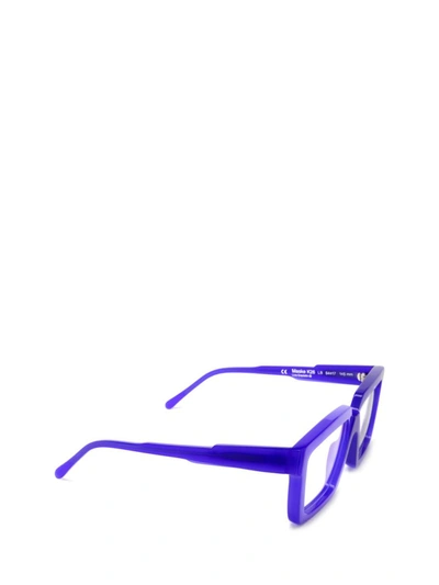 Shop Kuboraum Eyeglasses In Liberty Blue