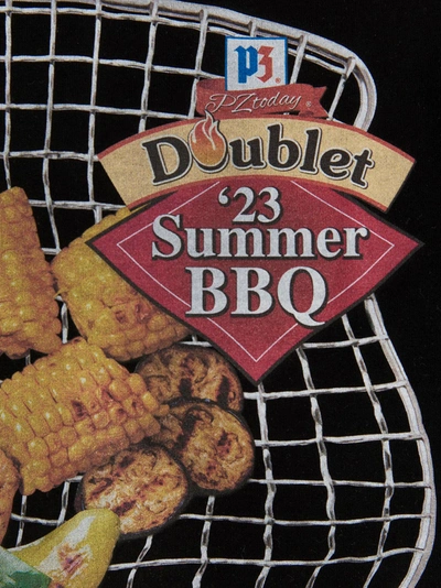 Shop Doublet 'barbecue Printed' T-shirt