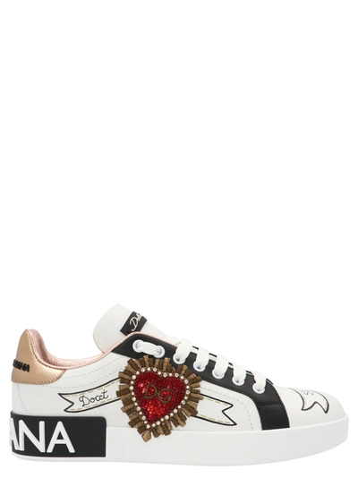 Shop Dolce & Gabbana Portofino Sneakers Multicolor