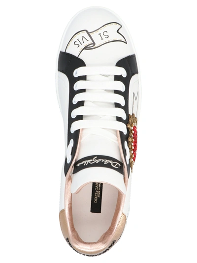 Shop Dolce & Gabbana Portofino Sneakers Multicolor