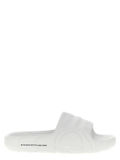 Shop Adidas Originals Adilette 22 Sandals White