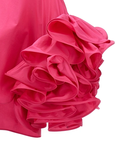Shop Rochas Pink Sleeve Top Tops Fuchsia