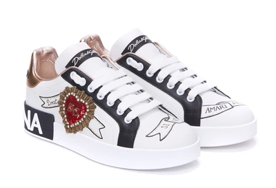 Shop Dolce & Gabbana Sneakers In White