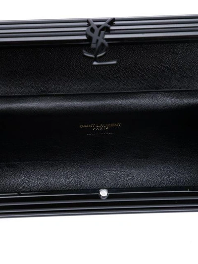 Shop Saint Laurent 'opium' Schultertasche In Black