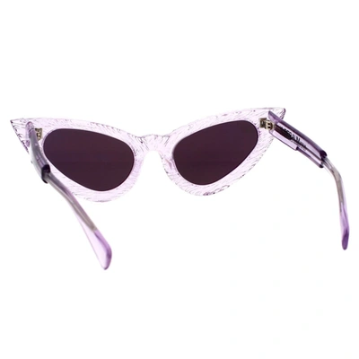 Shop Kuboraum Sunglasses In Lilac
