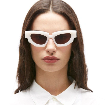 Kuboraum Maske F5 Wh Sunglasses In White