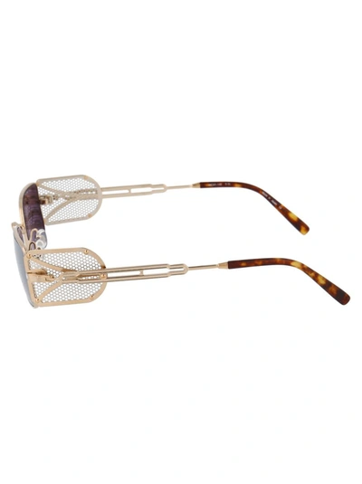 Shop Matsuda Sunglasses In Brushed Gold / Brushed Silver