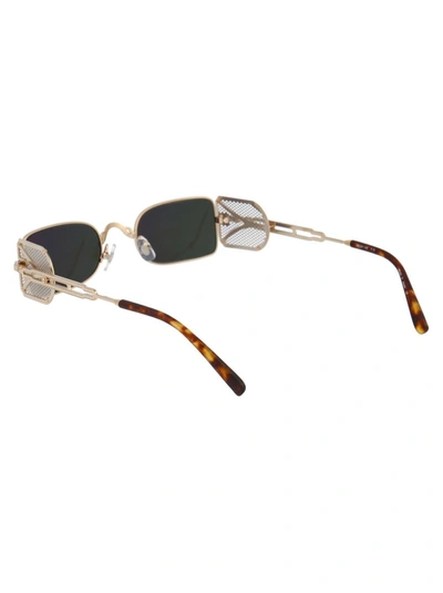 Shop Matsuda Sunglasses In Brushed Gold / Brushed Silver