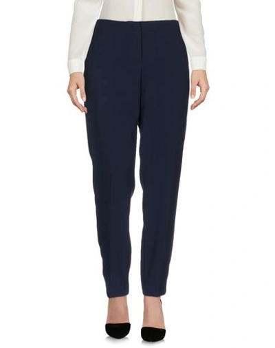 Theory Casual Pants In Dark Blue