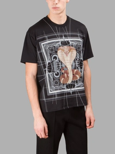 Givenchy Columbian-fit Cobra-print Cotton-jersey T-shirt In Black