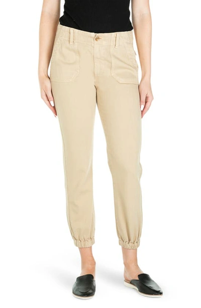 Shop Articles Of Society Julie Crop Jogger Pants In Granola