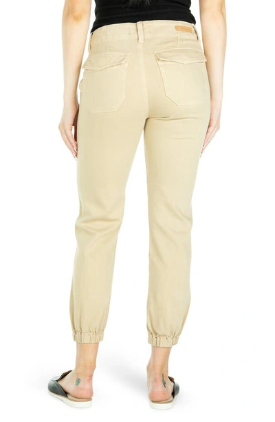 Shop Articles Of Society Julie Crop Jogger Pants In Granola