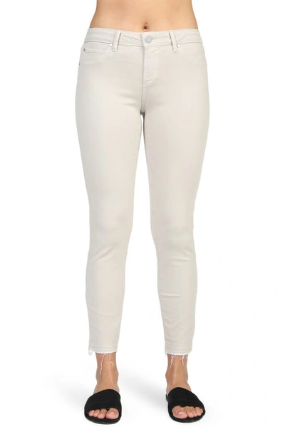Shop Articles Of Society Carly Raw Hem Ankle Crop Skinny Jeans In Capella