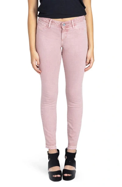 Shop Articles Of Society Carly Raw Hem Ankle Crop Skinny Jeans In Kapaa
