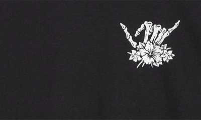 Shop Retrofit Shaka Brah Skull Hand Graphic T-shirt In Black