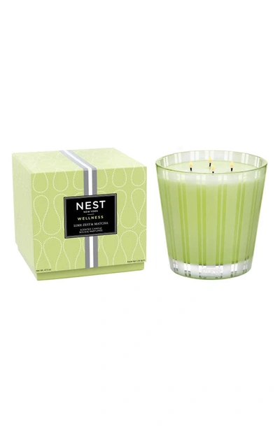 Shop Nest New York Lime Zest & Matcha 4-wick Luxury Candle