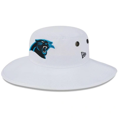Shop New Era White Carolina Panthers 2023 Nfl Training Camp Panama Bucket Hat
