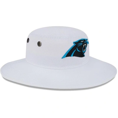 Shop New Era White Carolina Panthers 2023 Nfl Training Camp Panama Bucket Hat