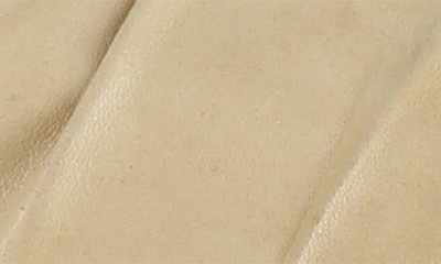 National Comfort Scrunchie Platform Slide Sandal In Tan Leather