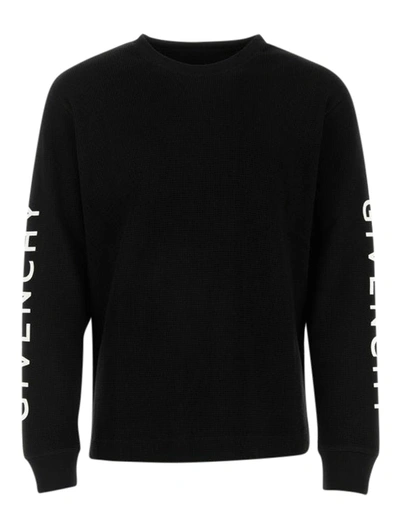 Shop Givenchy Classic Fit Long Sleeves T-shirt In Black