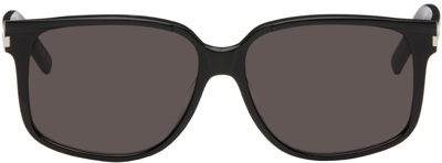 Shop Saint Laurent Black Sl 599 Sunglasses In Black-black-black