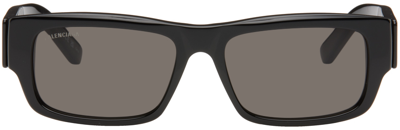 Shop Balenciaga Black Max Sunglasses In Black-black-grey