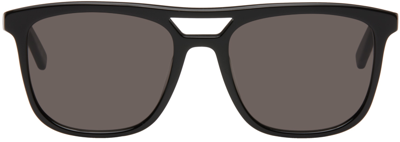 Shop Saint Laurent Black Sl 455 Sunglasses