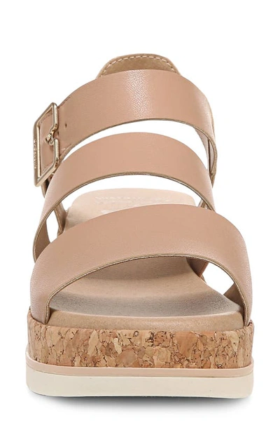 Shop Dr. Scholl's Once Twice Platform Sandal In Tawny Birch