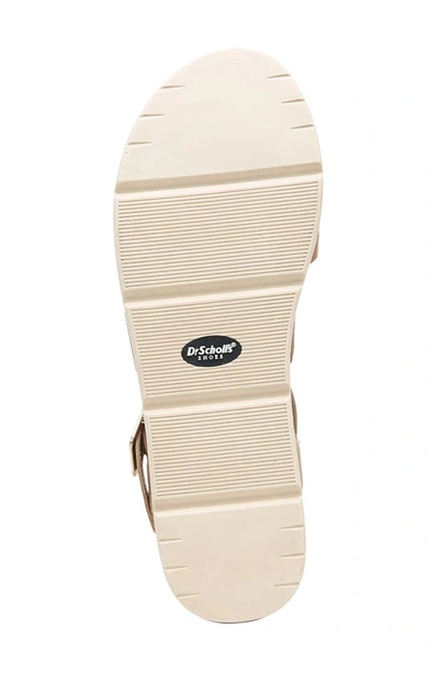 Shop Dr. Scholl's Once Twice Platform Sandal In Tawny Birch