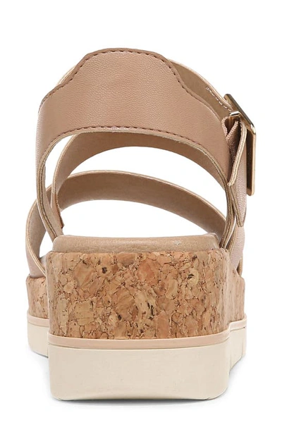 Shop Dr. Scholl's Once Twice Platform Sandal In Tawny Birch