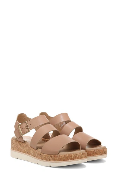 Shop Dr. Scholl's Once Twice Platform Sandal In Tawny Birch