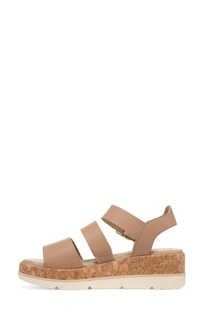 Shop Dr. Scholl's Once Twice Platform Sandal In Tawny Birch