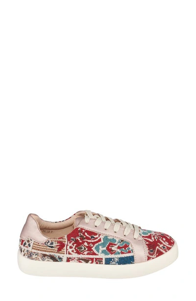 Shop Good Choice New York Kalio Printed Low Top Sneaker In Coral