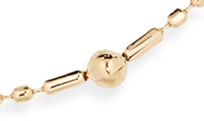 Shop Bony Levy 14k Gold Ball Station Necklace In 14k Yellow Gold