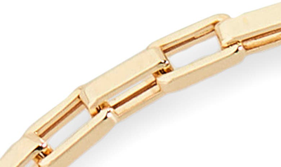 Shop Bony Levy 14k Gold Paper Clip Chain Bracelet In 14k Yellow Gold