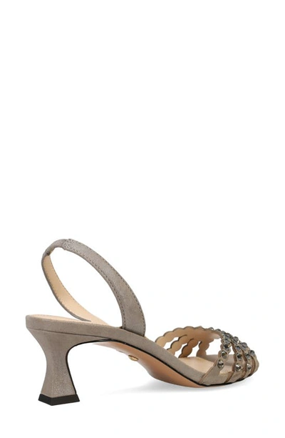 Shop Pelle Moda Felice Sandal In Pewter