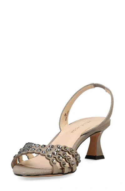 Shop Pelle Moda Felice Sandal In Pewter