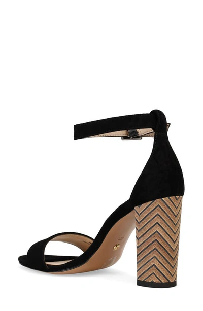 Shop Pelle Moda Bonnie Ankle Strap Sandal In Black