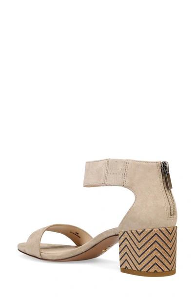 Pelle Moda Ankle Strap Sandal In Mushroom