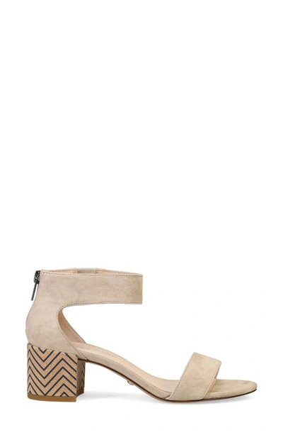 Pelle Moda Ankle Strap Sandal In Mushroom